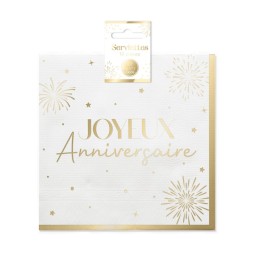 Pack 10 serviettes Joyeux...