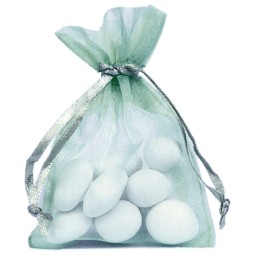 Sachet Organdi uni Eucalyptus (Sachet de 10 pièces)