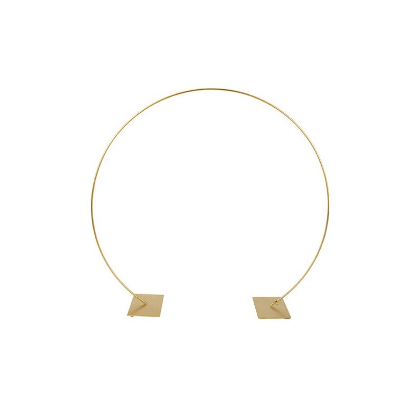 Déco Arceau Métal Or sur Socle 55x51 cm