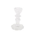 Bougeoir Renaissance Verre Transparent