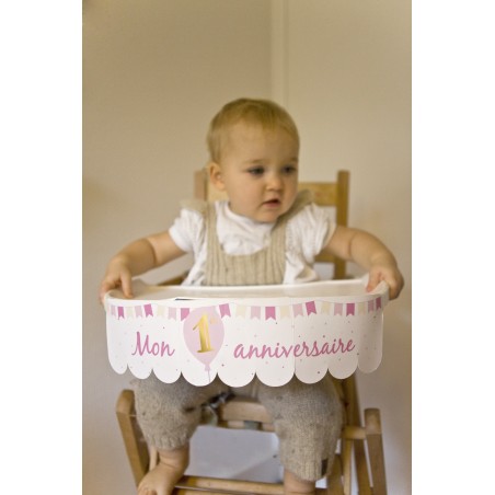 DECOR CHAISE HAUTE MON PREMIER ANNIVERSAIRE