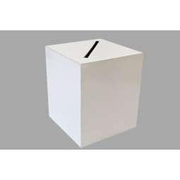 Tirelire blanche mariage à monter – Élégante urne de cérémonie