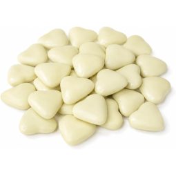 Dragées petits coeurs chocolat Ecru - 500g