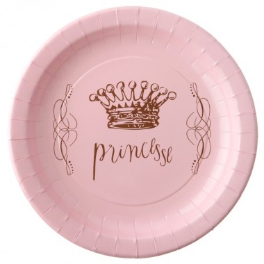 Assiettes Princesse (lot de 6 pièces)