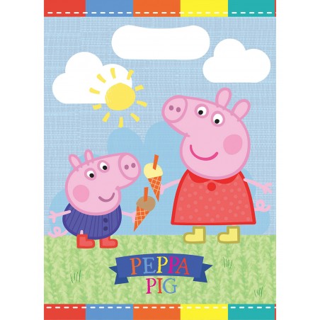 8 Sacs cadeaux Peppa Pig