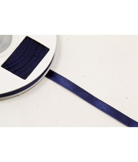 Ruban satin Bleu marine