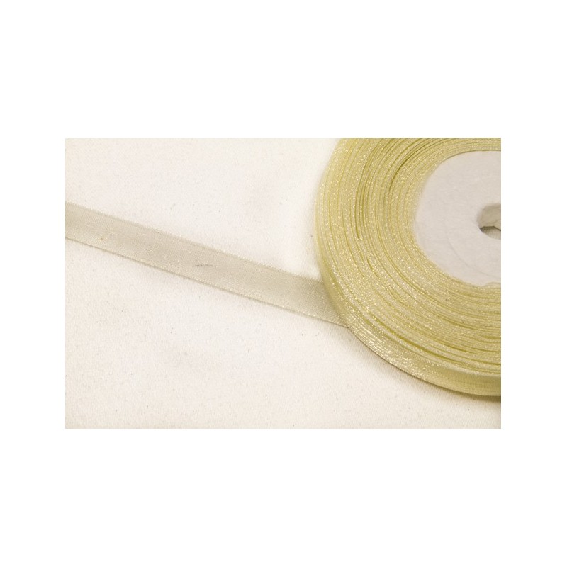 RUBAN ORGANZA IVOIRE