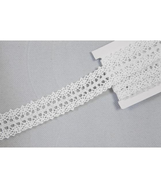 RUBAN FANTAISIE BLANC  M