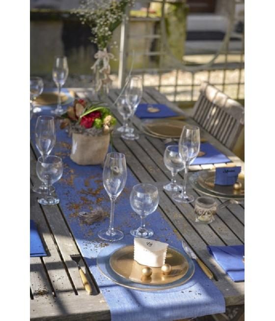 CHEMIN DE TABLE UNI CIEL 