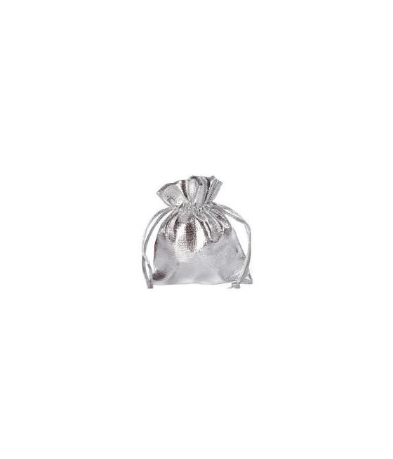 Sachet brillant argenté lot de 6 pièces