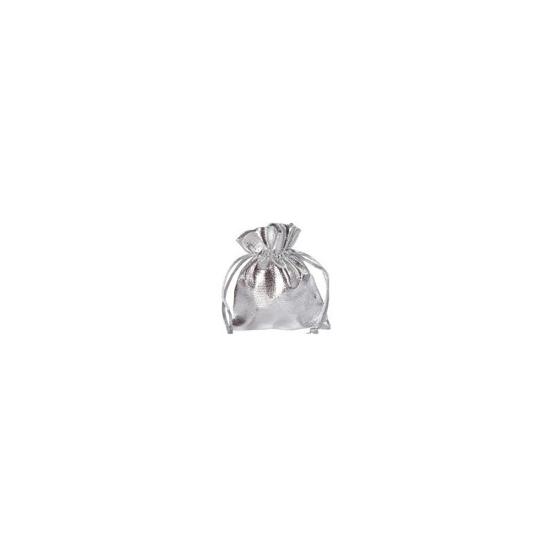 Sachet brillant argenté lot de 6 pièces