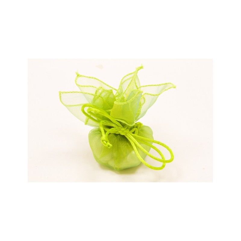 Rond organza automatique x 6