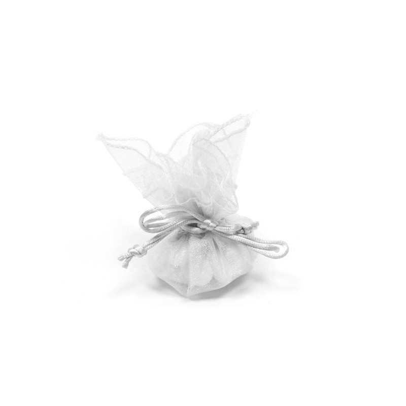 rond organza blanc