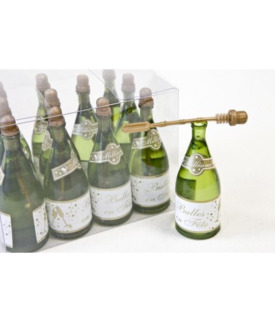 Bulle de savon en forme de bouteille 