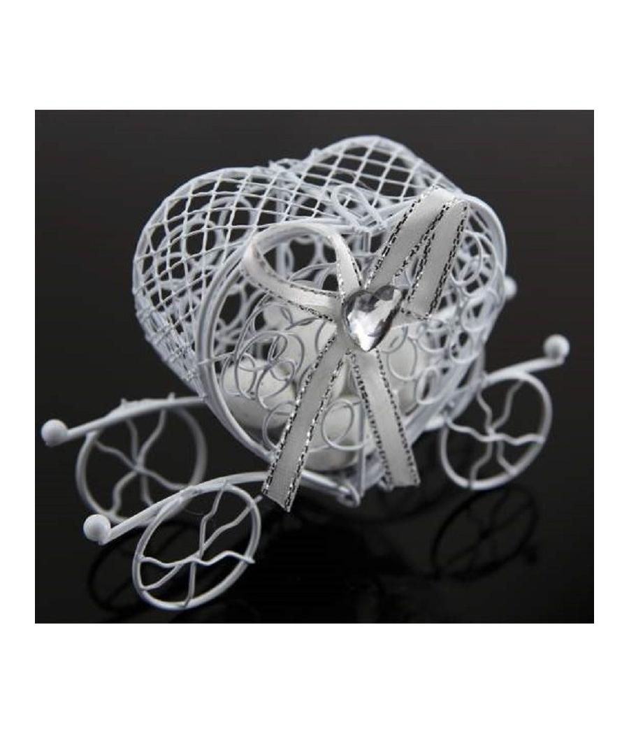 carrosse métal blanc - l'instant dragées carrosse métal blanc - l'instant dragées