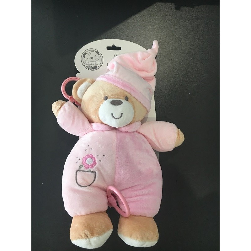 Peluche bebe musical Rose 