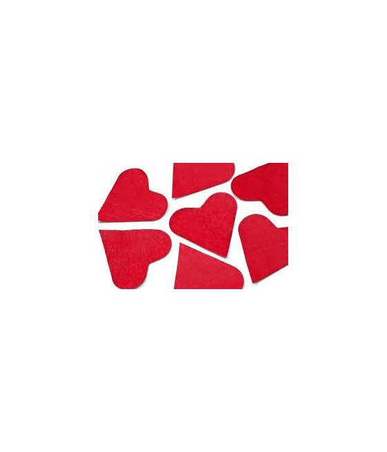 Coeurs en papier blanc