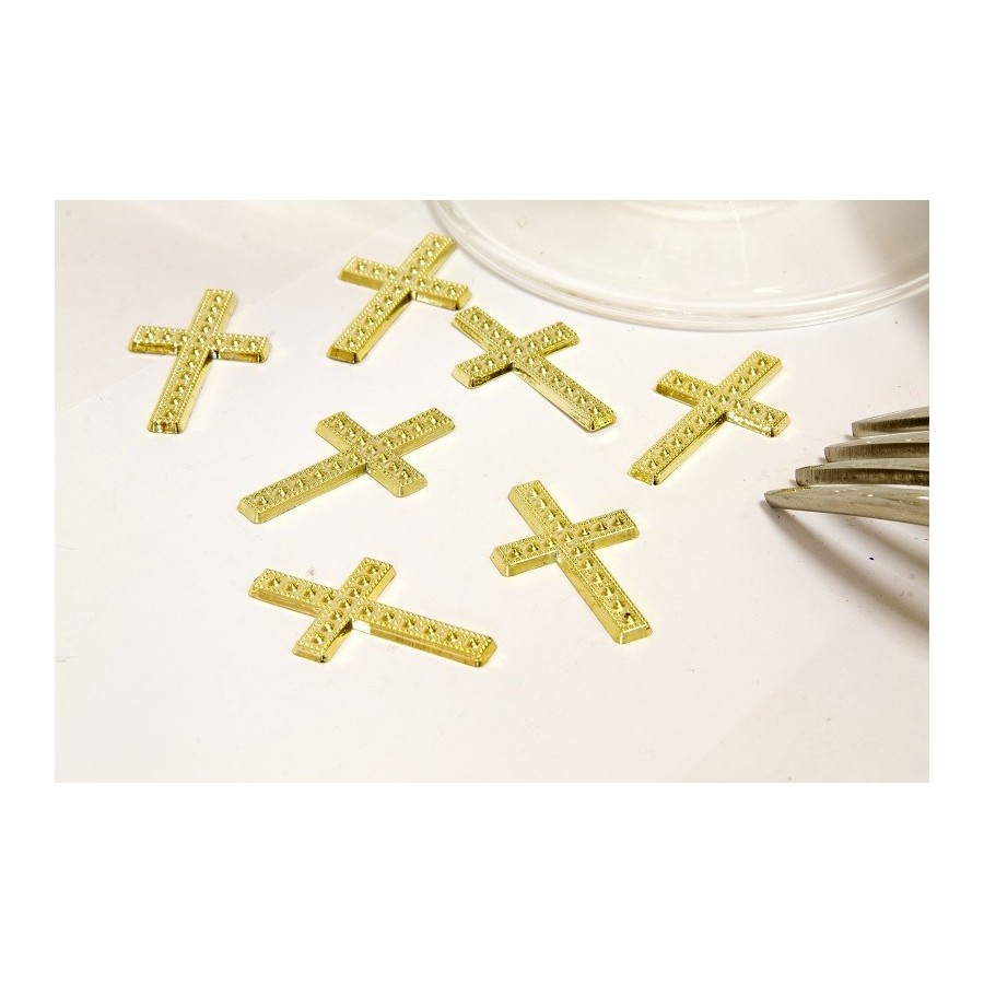 10 croix dorées