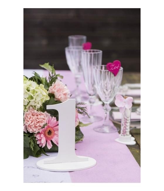 Marque table chiffre 1