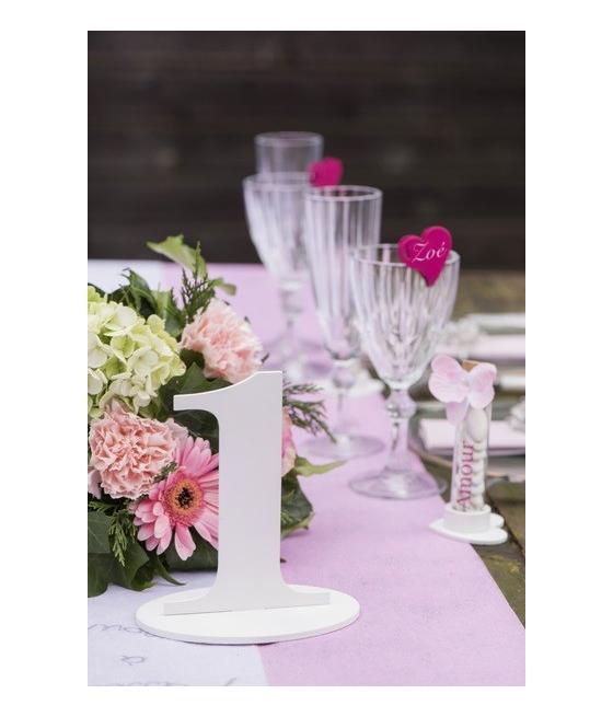 Marque table chiffre 1