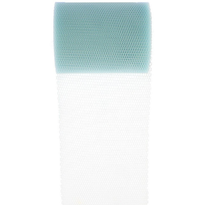 Rouleau de tulle 10 mètres ciel