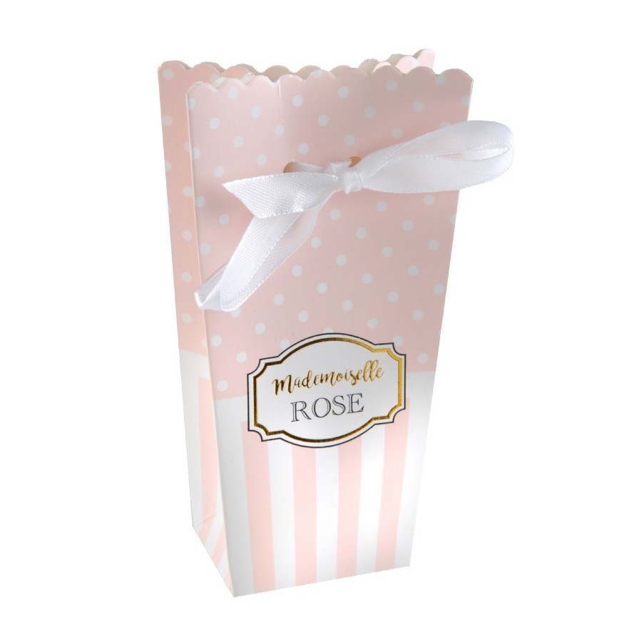 Boite Baby Shower "Mademoiselle Rose"  piees 
