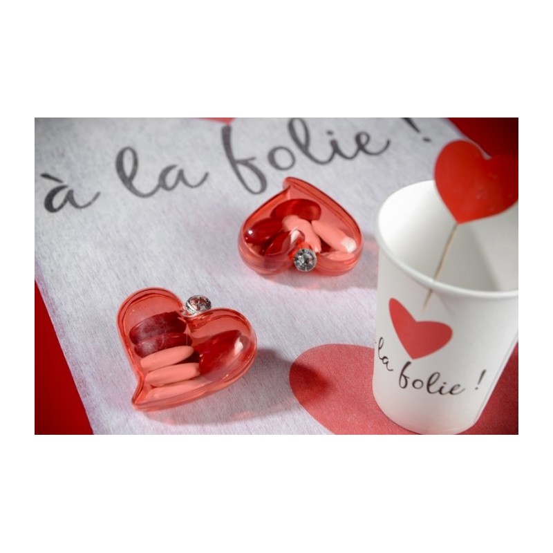 boite coeur rouge