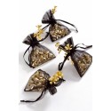 Sachet Organdi uni Noir Sachet de piees Sachet Organdi uni Noir Sachet de piees