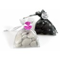 Sachet Organdi uni Noir Sachet de piees Sachet Organdi uni Noir Sachet de piees