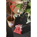 Sachet avec fenÃªtre coeur Rouge Sachet de  piees 