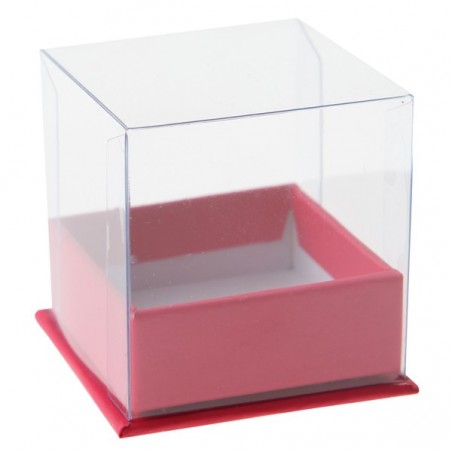Boîte Cube Fuchsia (Sachet de 4 pièces)