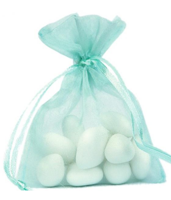 Sachet Organdi uni Mint (Sachet de 10 pièces)