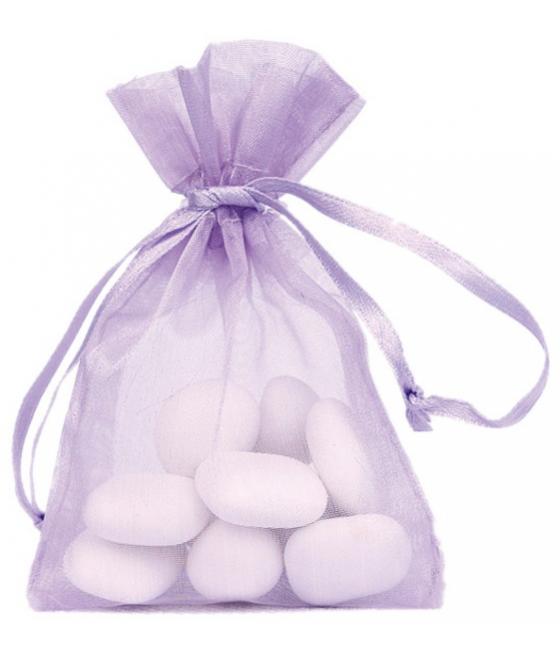 Sachet Organdi uni Parme Sachet de  piees