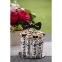 Eprouvette Mr & Mrs Transparent Sachet de  piees 