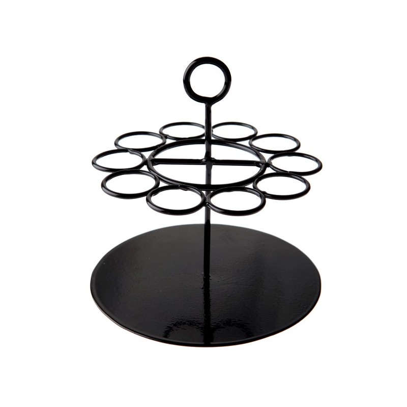 Portant éprouvettes rond Noir (Sachet d'1 pièce)