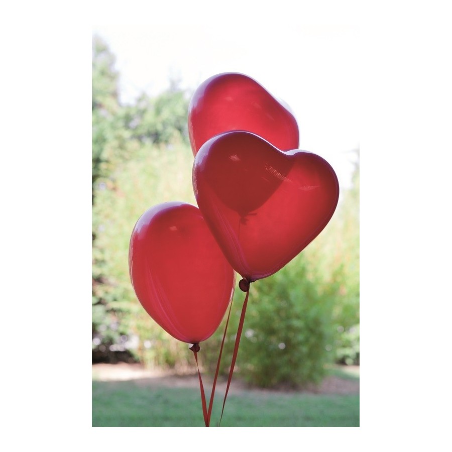 Ballon opaque en forme de coeur
