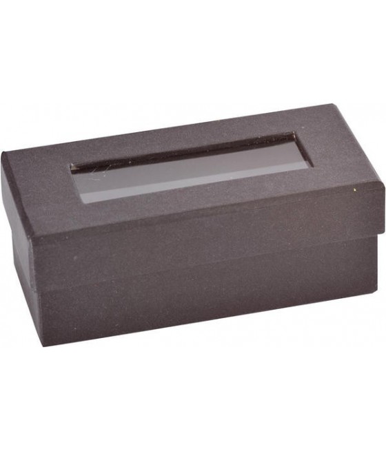 Boîte rectangulaire Noir (Sachet de 6 pièces)