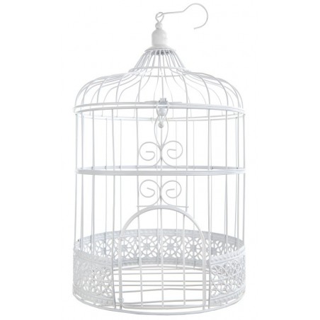 Urne cage blanche