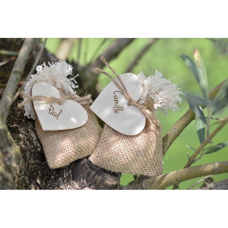 Sachet naturel frange Naturel (Sachet de 4 pièces)