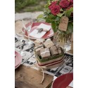 Boîte carrée naturelle Naturel (Sachet de 4 pièces)