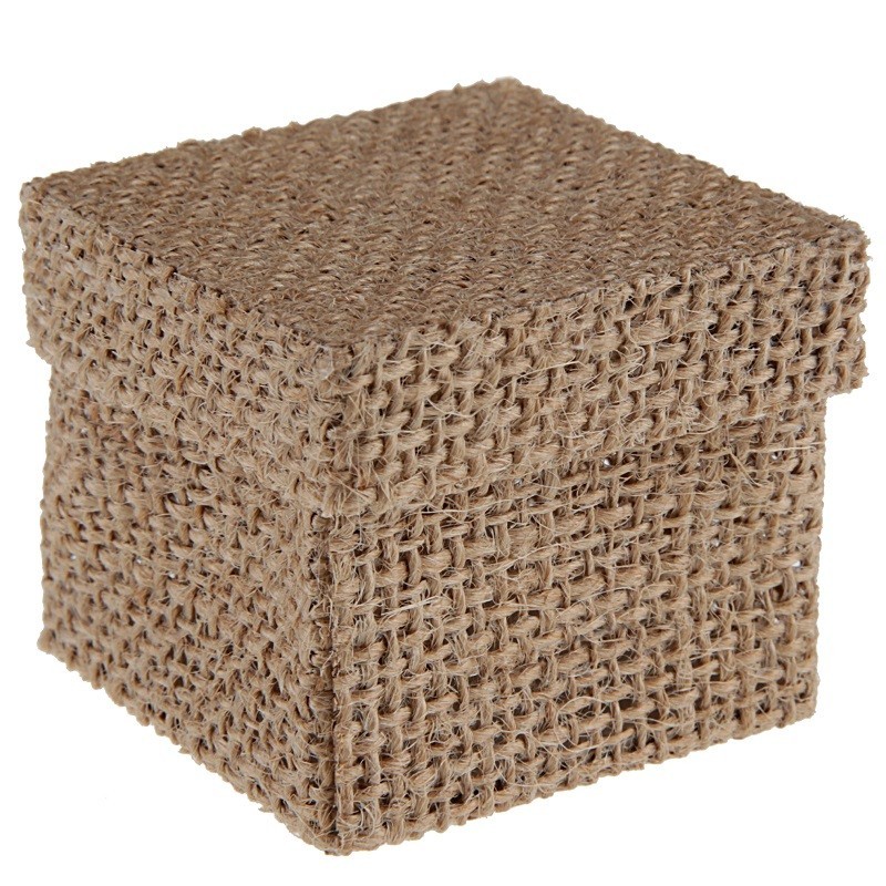 Boîte carrée naturelle Naturel (Sachet de 4 pièces)