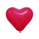 Ballon opaque forme coeur  Rouge 