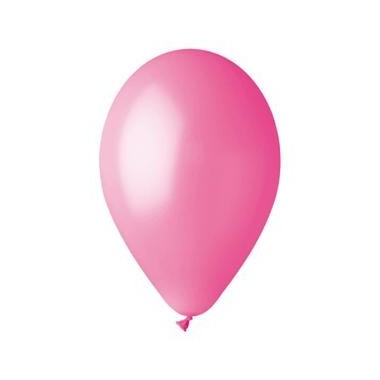 Ballon opaque diam. 25 cm (x 50) Rose