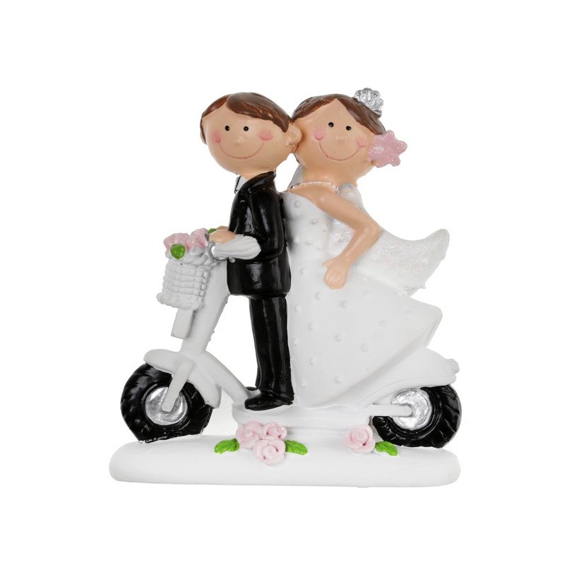 Figurine Mr & Mme à scooter