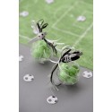 4 ballons de foot en plexi