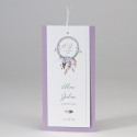 Faire-part pochette fleurie