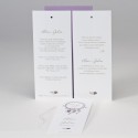 Faire-part pochette fleurie