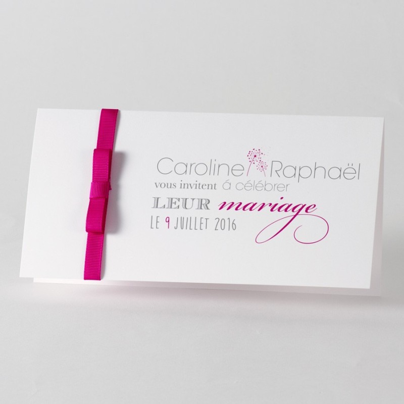 Fuchsia & blanc éclatant