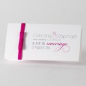 Fuchsia & blanc éclatant