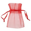 Sachet tulle Rouge